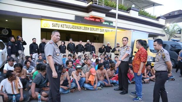 Preman ini ditangkap di terminal bus dan stasiun di Tanjung Priok.