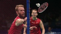 Unggulan kedua ganda putra, Mathias Boe/Carsten Mogensen, dari Denmark juga akan tampil di babak perempatfinal. Dia ditunggu ganda Malaysia, Goh V Sem/Tan Wee Kiong. (Grandyos Zafna/detikSport)