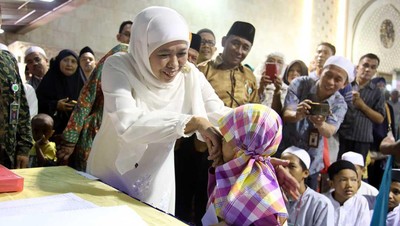 Mensos Hadiri Acara Istiqlal Berbagi