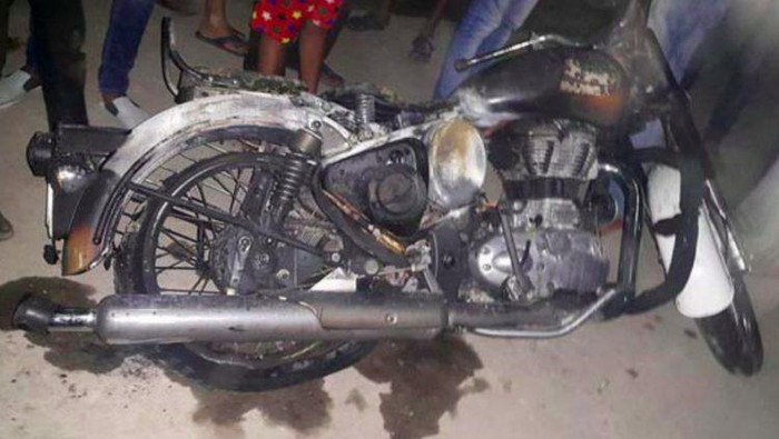 Baru Dikendarai 4 Km, Motor Royal Enfield Ini Terbakar