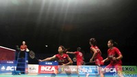 Dalam pertandingan Sabtu (17/6) untuk memperbutkan tiket ke final BCA Indonesia Open 2017, Pebulutangkis ganda putri Indonesia kalah 2 set langsung dengan skor 21-12 21-17. 