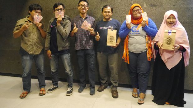 Foto-foto para pemenang voucher (Kurnia/detikTravel)