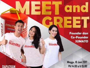 Jumpa Artis Bersama Sumato di Transmart Central Park