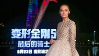 Belum lama ini ia mengunjungi Guangzhou China untuk menghadiri premiere Transformers: The Last Knight (Emmanuel Wong/Getty Images for Paramount Pictures)
