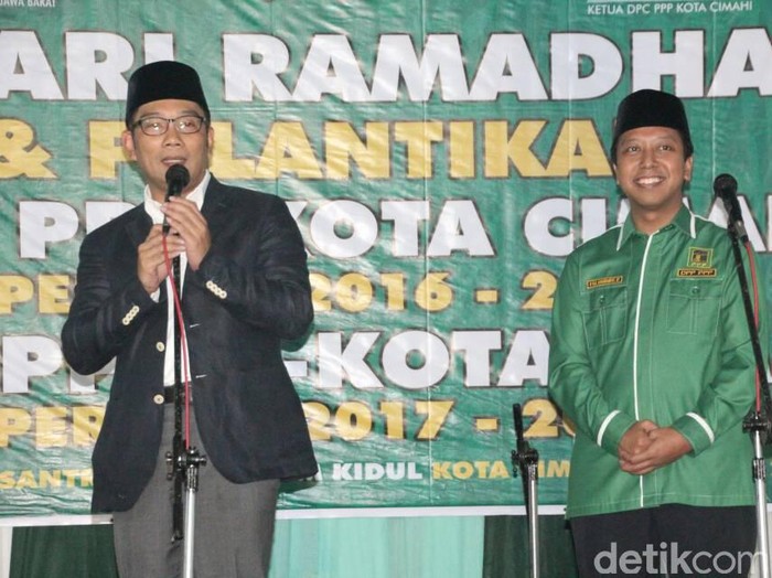 Dipepet Ridwan Kamil, PPP: Kami Sering Jalan Bareng