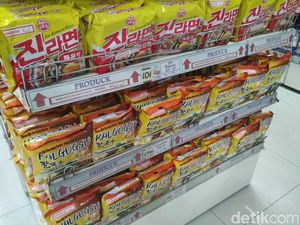 2.157 Ton Mie Instan Korea Masuk RI dalam 4 Bulan