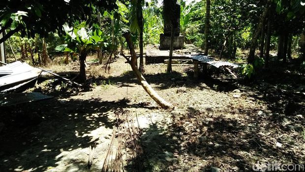 Tembok ini sudah terbengkalai dan tak terawat (Bonauli/detikTravel)