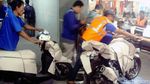Mudik Motis Mulai Diturunkan di Stasiun Purwokerto