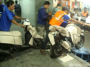 Selama Arus Mudik, PT KAI Angkut 3.004 Motor Gratis ke Purwokerto