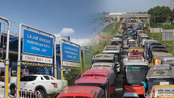 Ada Truk Mogok, Tol Cikampek Arah Jakarta Macet 13 Km