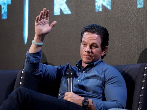 LONDON, ENGLAND - JUNE 16:  Actor Mark Wahlberg attends a fan event for 