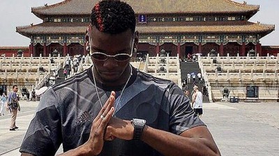 Gaya Pogba Liburan di China