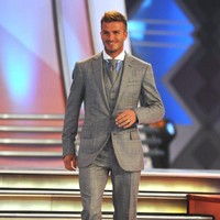 David Beckham attends the 2010 Soccer World Cup Final Draw at the CTICC on December 4, 2009 in Cape Town, South Africa. (Photo by 2010 FIFA World Cup Organising Committee South Africa)