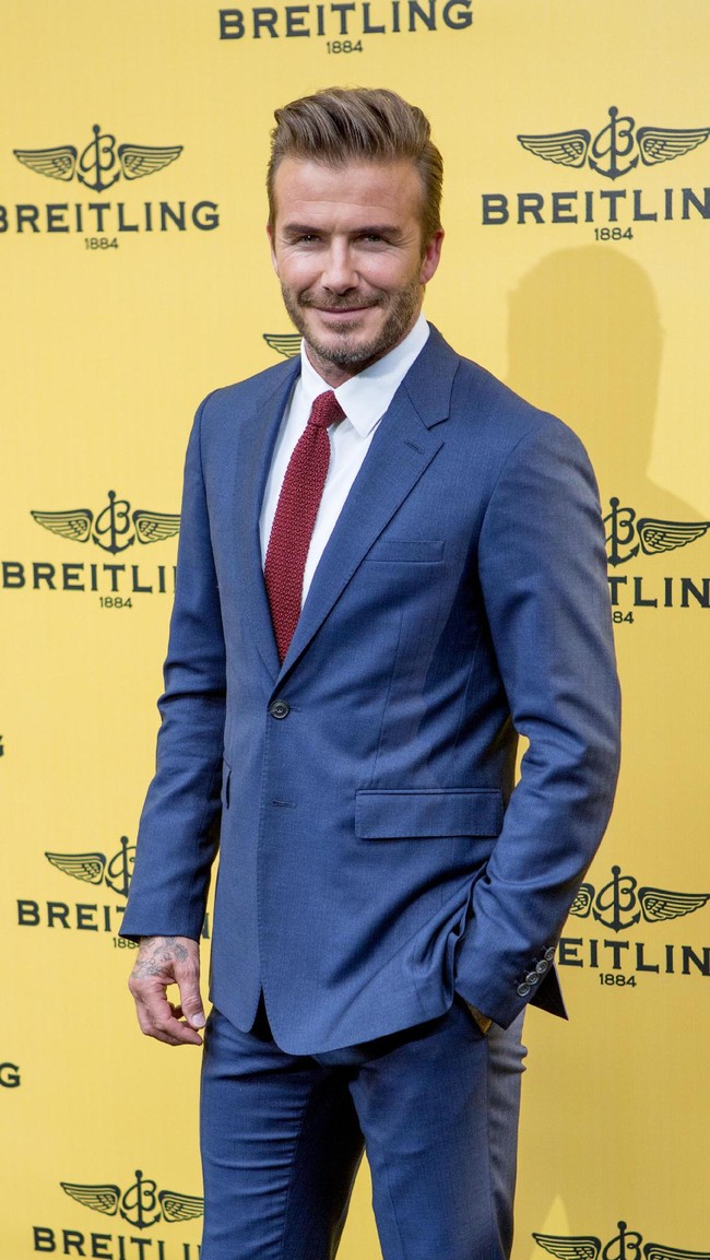 David Beckham attends the opening event of the Breitling Boutique on June 3, 2015 in Madrid, Spain.  (Photo by Pablo Cuadra/Getty Images)