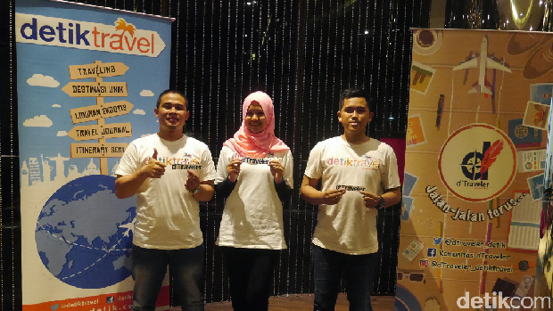d'Traveler yang menang doorprize (Kurnia/detikTravel)