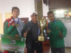 Timnas U-16 Tiba di Indonesia bersama Trofi Juara