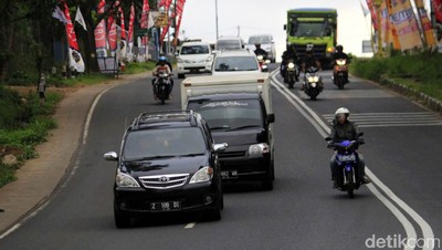Pemudik Mulai Lintasi Nagreg