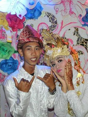Muhammad Fitrah Rizky atau akrab disapa Gaston dan Amanda Safitri Foto: Dok. Facebook