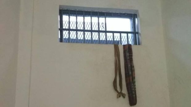 Ventilasi yang digergaji keempat napi di LP Tanjung Gusta