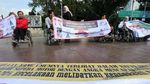 Aksi Tuntut Mudik Ramah Anak dan Disabilitas