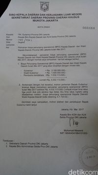 Djarot Gunakan 50% Dana Operasional Gubernur Saat Jadi Plt