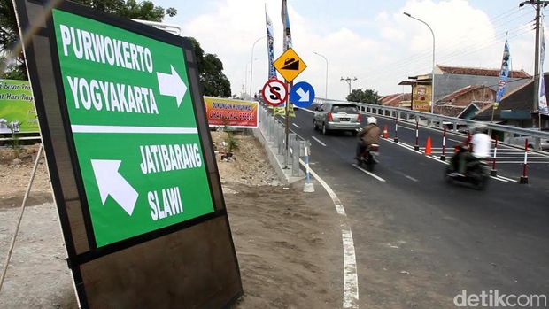 Jalur mudik di Brebes hari ini, Selasa (20/6/2017).