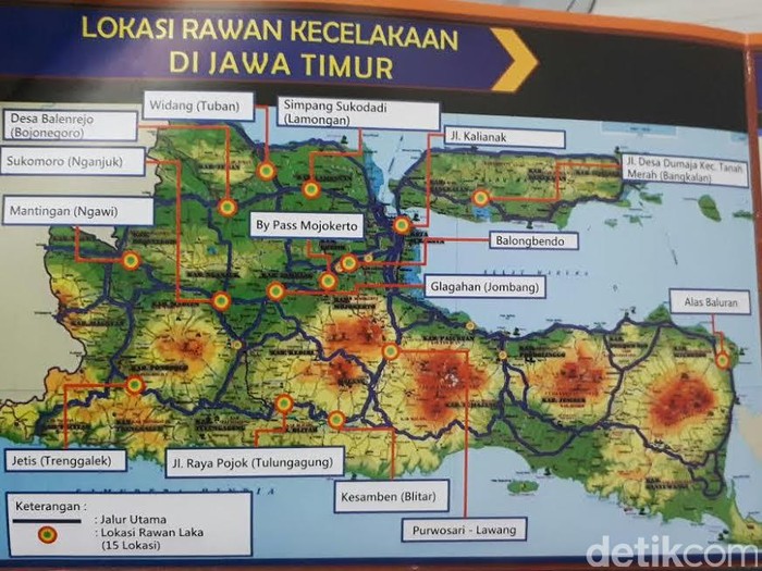 Mudik ke Jatim, Polisi: Waspada 15 Titik Lokasi Rawan Kecelakaan