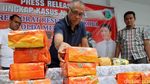 Polda Metro Gelar Barang Bukti 24 Kg Sabu