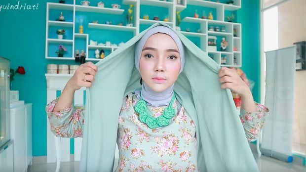 Tutorial hijab untuk mudik 