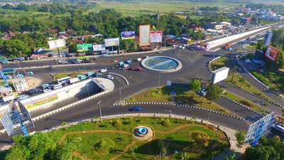 Simpang Lima Mandai yang Siap Digunakan Pemudik