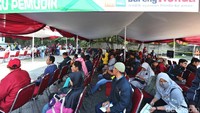 Para pemilik sepeda motor akan diberangkatkan mengunakan 56 bus dari Kantor AHM, Sunter, Jakarta Utara, pada Kamis 22 Juni 2017.