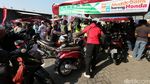 AHM Angkut Ribuan Motor Mudik ke Semarang dan Yogyakarta