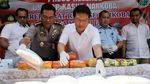 Polda Metro Gelar Barang Bukti 24 Kg Sabu