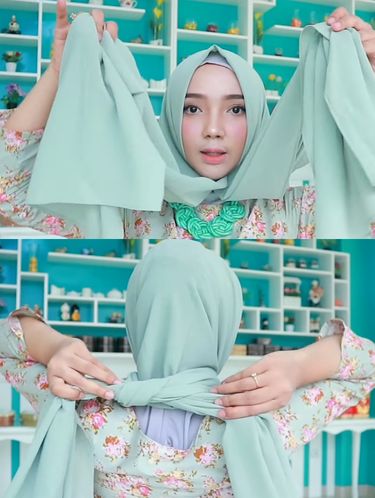 Tutorial hijab untuk mudik 