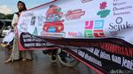 Aksi Tuntut Mudik Ramah Anak dan Disabilitas