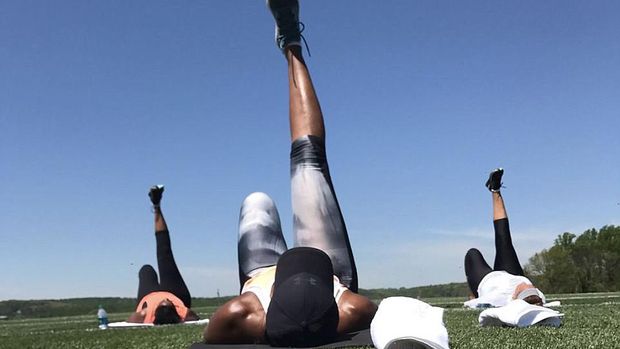 Michelle Obama dikenal sangat senang olahraga