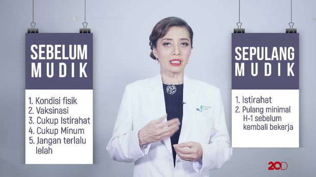 Perjalanan mudik harus disiapkan agar tidak ganggu kesehatan