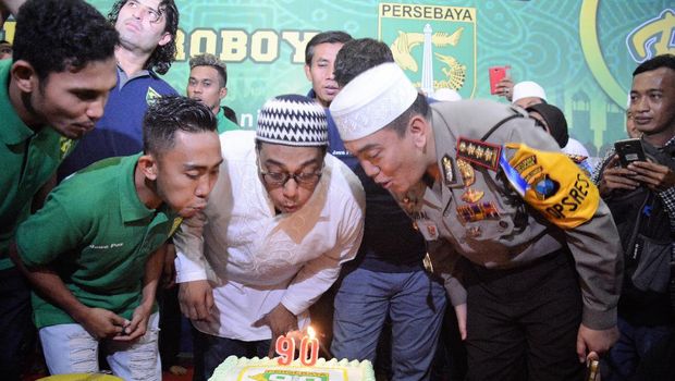 Ulang tahun Persebaya ke-90 juta tak lupa turut dirayakan