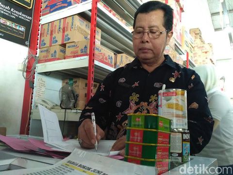Razia mamin ditemukan kaleng berkarat dan rusak
