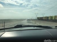 Penampakan Jalur Mudik Lewat Tol Fungsional Brebes-Batang-Kendal