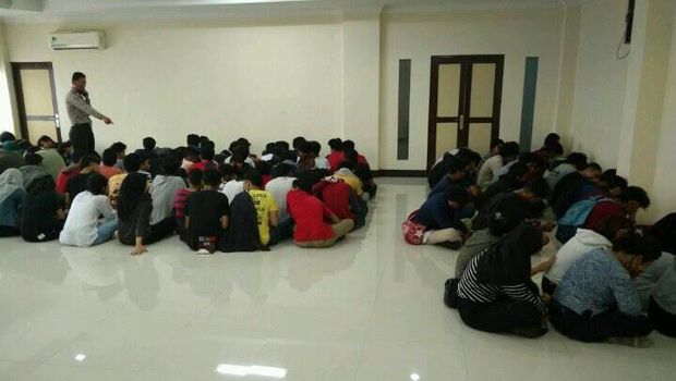 Cipta Kondisi, Polres Jaksel Amankan Sejumlah Remaja Ikuti SOTR