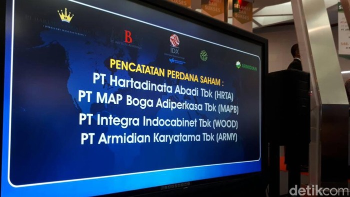 4 Saham Masuk Bursa Sekaligus, Naik atau Turun?