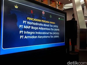 4 Saham Masuk Bursa Sekaligus, Naik atau Turun?