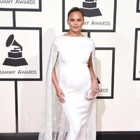Chrissy Teigen attends The 58th GRAMMY Awards at Staples Center on February 15, 2016 in Los Angeles, California.  (Photo by Jason Merritt/Getty Images)