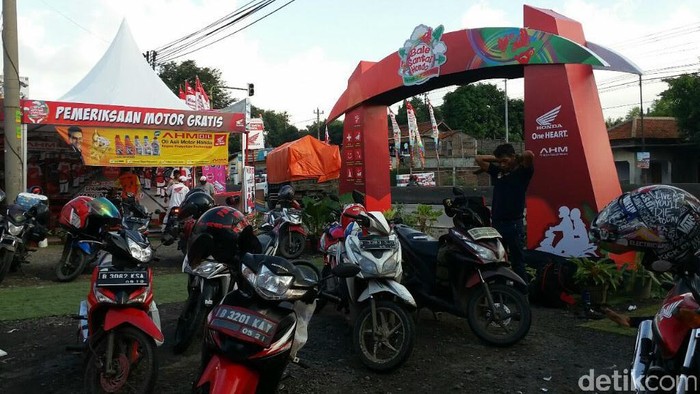 Honda Dirikan Rest Area Nyaman untuk Pemudik di Jateng