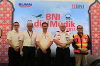 Pemudik Gratis BNI Diterbangkan dengan Tiga Pesawat