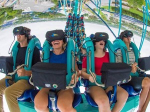 SeaWorld Bakal Buka Rollercoaster Selancar Pertama di Dunia
