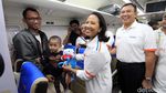 Menteri Rini Lepas Mudik Bareng BNI Naik Kereta Api