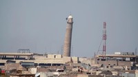 Jauh sebelum ISIS menguasai Mosul tahun 2014, Badan PBB UNESCO telah memulai upaya untuk melindungi dan melestarikan menara Al-Hadba. Menara Al-Hadba juga masuk dalam daftar monumen yang dilindungi oleh otoritas Irak.  REUTERS/Khalid al Mousily.