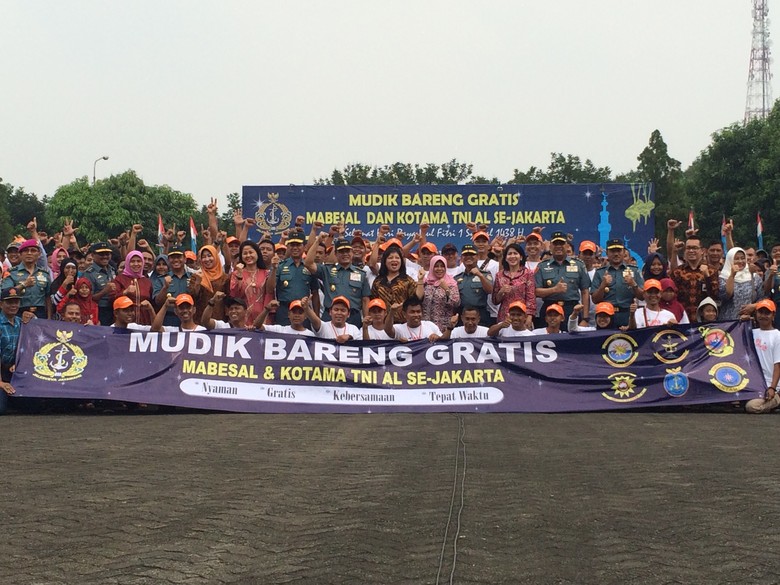 Berangkatkan Mudik Gratis, KSAL ke Prajurit: Kembali Tepat Waktu Berangkatkan Mudik Gratis, KSAL ke Prajurit: Kembali Tepat Waktu